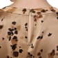 Womens DKNY Short Roll Cuff Sleeve Ombre Animal Blouse - image 4