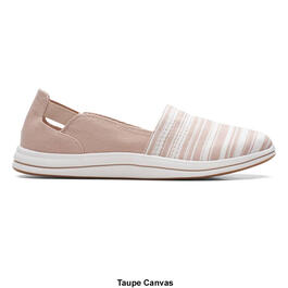 Womens Clarks® Breeze Step II Fashion Sneakers - Taupe