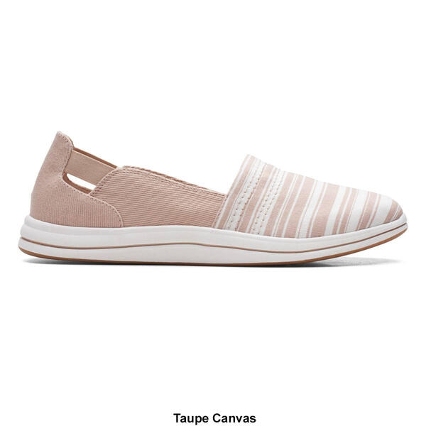 Womens Clarks® Breeze Step II Fashion Sneakers - Taupe