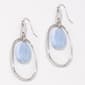 Ashley Cooper(tm) Oval Drop Earrings w/Light Blue Bead - image 1