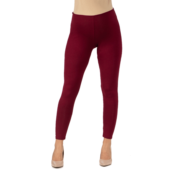 Plus Size 24/7 Comfort Apparel Ankle Length Maternity Leggings - image 