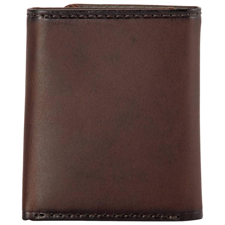 Mens Columbia Sahara Extra Capacity Trifold Wallet - Brown