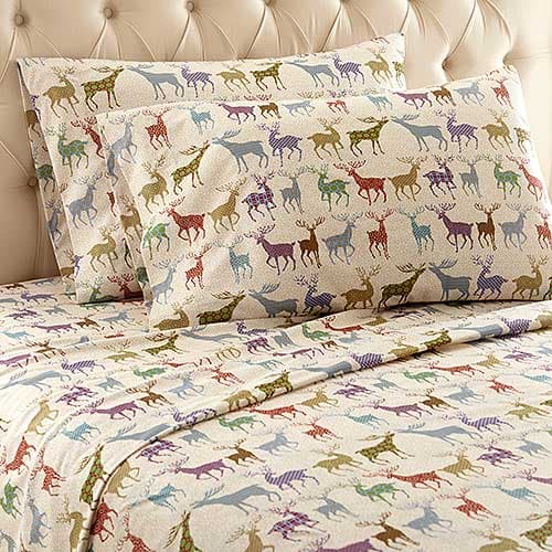 Micro Flannel(R) Colorful Deer Sheet Set - image 