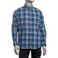 Mens Chaps Long Sleeve Plaid Button Down Shirt - Stormy Seas - image 1