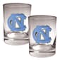 NCAA North Carolina Tar Heels 2pc. Rocks Glass Set - image 1