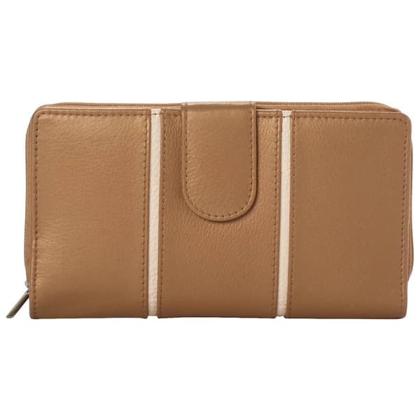 Womens Great American Leatherworks Tab Zip Clutch - image 