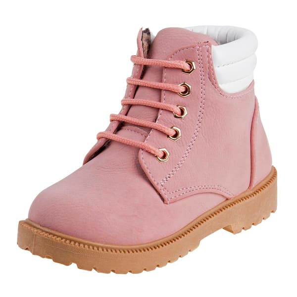 Big Girls Rugged Bear Lace-Up Boots