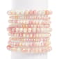 Ashley Cooper(tm) 9pc. Graduated Size Peach Faceted Beads Bracelets - image 1