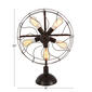 9th & Pike&#174; Black Metal Industrial Fan Table Lamp - image 8