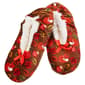 Womens Fuzzy Babba Velour Foxes Slipper Socks - image 1