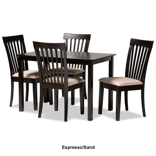 Baxton Studio Minette 5pc. Dining Set