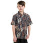 Boys &#40;4-7&#41; VSTR Tropical Leaf Short Sleeve Button Down Shirt - image 2