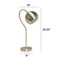 Lalia Home Studio Loft Mid Century Curved Table Lamp w/Dome Shade - image 5