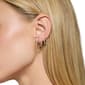 Athra 3pr. 14kt. Gold over Brass CZ Huggie Hoop Earrings Set - image 3