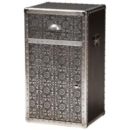 Baxton Studio Cosette Collection Floral Accent Cabinet