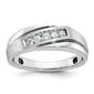 Mens Gentlemens Classics(tm) 14kt. White Gold 1/4ctw. Diamond Ring - image 1