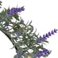 Northlight Seasonal Pre-Lit Battery Operated Lavender Wreath - image 3