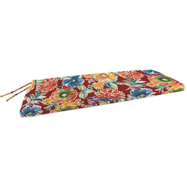 Jordan Manufacturing Colsen Berry Outdoor Bench Cushion