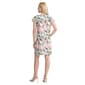 Womens Jones New York Cap Sleeve Bouquet Floral Shift Dress - image 2