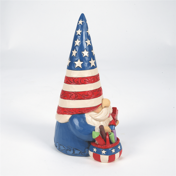 Jim Shore Heartwood Creek Patriotic Gnome Fireworks Figurine