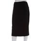 Plus Size Kasper Stretch Crepe Skimmer Skirt - image 2