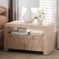 bali & pari Hannah Bohemian Woven Grasscloth Nightstand - image 8