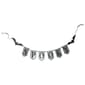 Northlight Seasonal Grey and Black SPOOKY Halloween Bat Banner - image 1