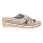 Womens Easy Street Ja Knotted Wedge Slide Sandals - image 2