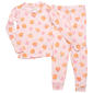 Toddler Girl Sincerely Jules Pumpkins & Bows Joggers Pajama Set - image 2