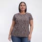 Plus Size Preswick & Moore® Short Sleeve Ditsy Floral Tee - image 3