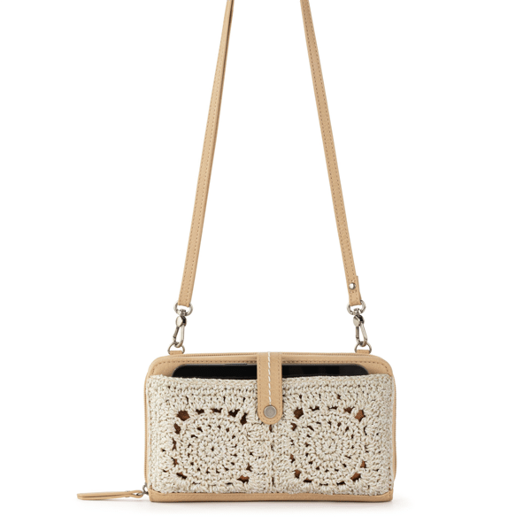 The Sak Iris Crochet Convertible Mini Crossbody