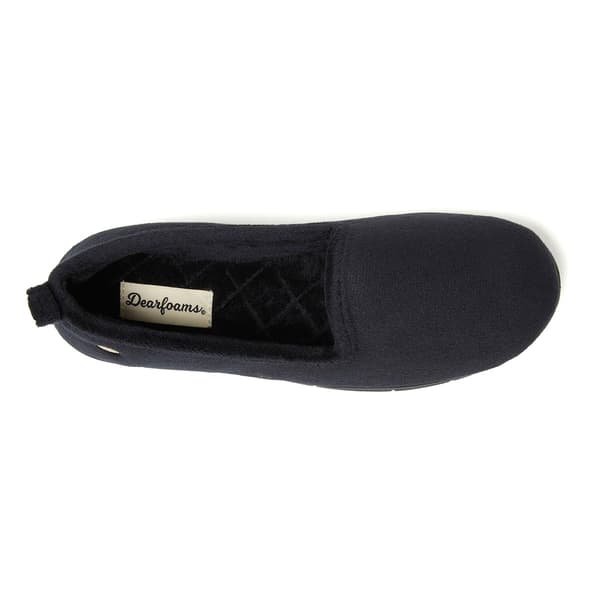 Womens Dearfoams Rachel Velour Closed Back Slippers