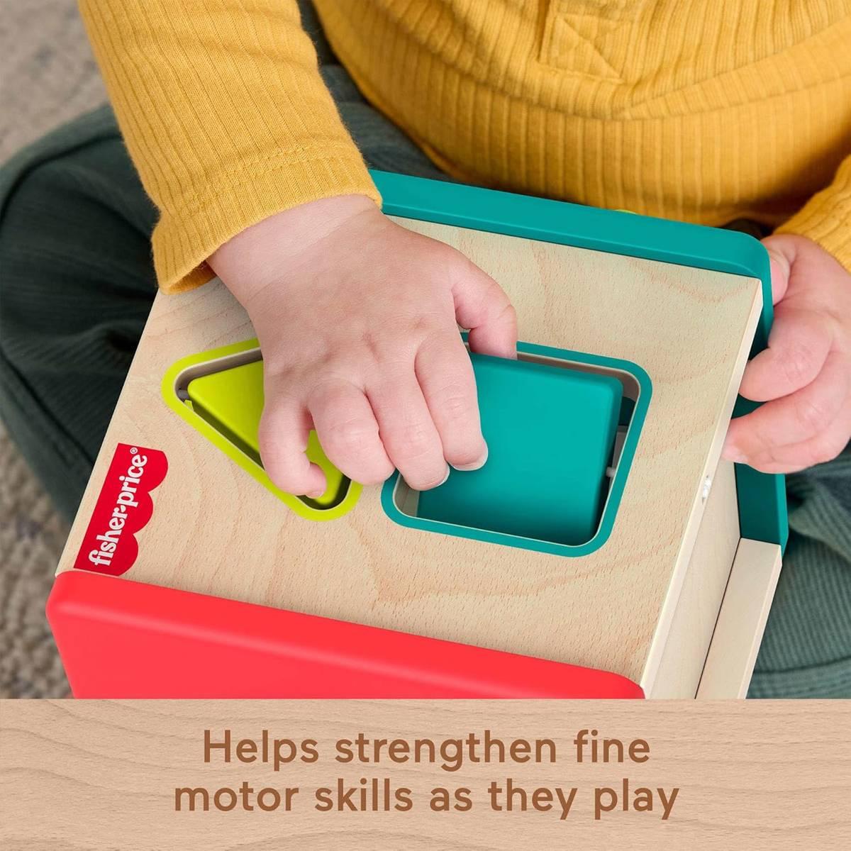 Fisher-Price® Wooden Activity Cube