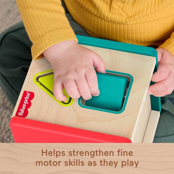 Fisher-Price® Wooden Activity Cube