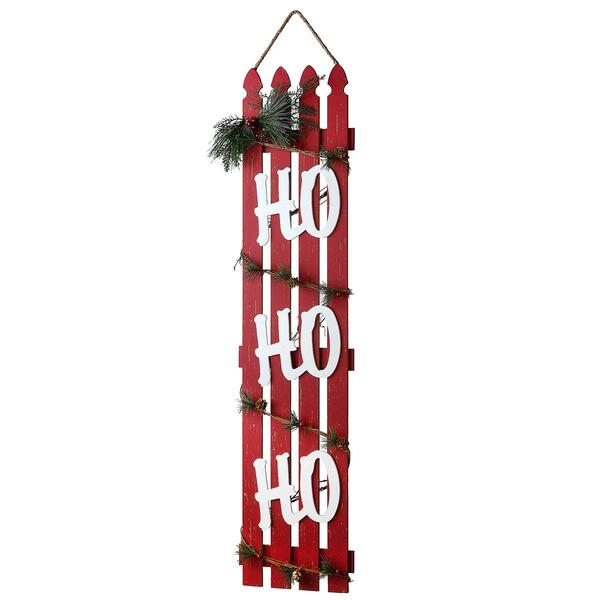 National Tree 11in. HO HO HO Wall Decor - image 
