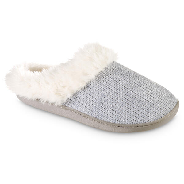 Womens Isotoner Charlotte Shine Chenille Hoodback Slippers - image 