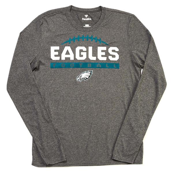 Mens Fanatics Eagles Football Long Sleeve Tee - image 