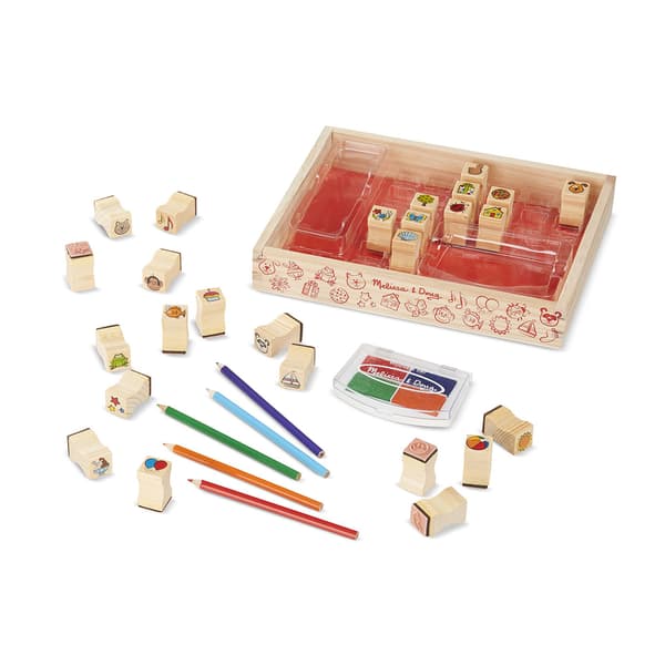 Melissa & Doug&#174; Wooden Favorite Things Stamp Set