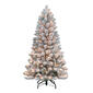 Puleo International Pre-Lit 4.5ft. Virginia Pine Christmas Tree - image 1