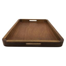Kalmar Home Acacia Wood Rectangular Serving Tray
