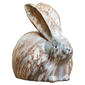 Melrose Modern Bunny Rabbit Figurine w/ Marble Finish - Set of 2 - image 3