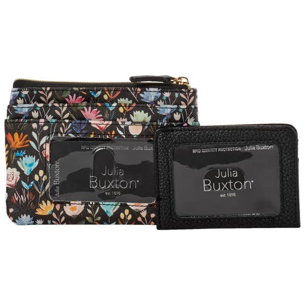 Womens Buxton Large ID Coin Case Wallet - image 