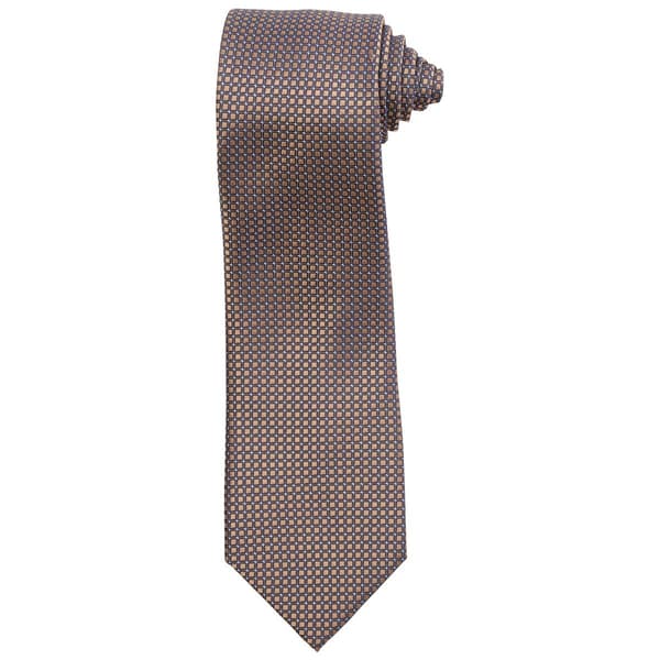 Mens John Henry Beach Neat Tie - Taupe - image 