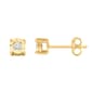 Diamond Classics&#40;tm&#41; 10kt. Yellow Gold 1/10ctw. Stud Earrings - image 1