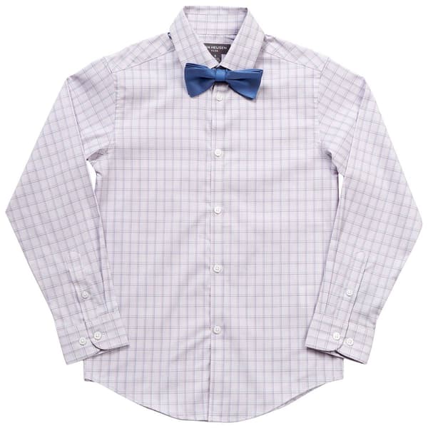Boys (8-20) Van Heusen(R) Bedford Plaid Dress Shirt & Bowtie