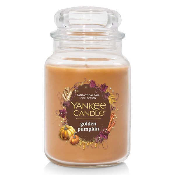 Yankee Candle&#40;R&#41; Golden Pumpkin 22oz. Signature Jar Candle - image 