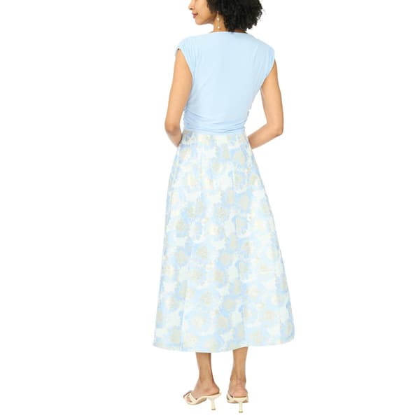 Womens MSK Floral 3/4 Sleeve Floral Fit & Flare Jacket Dress