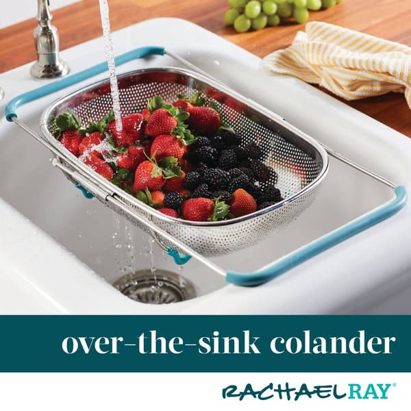 Rachael Ray 4.5qt. Over-the-Sink Stainless Steel Colander