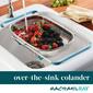 Rachael Ray 4.5qt. Over-the-Sink Stainless Steel Colander - image 8