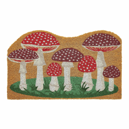 VCNY Home Mushroom Outdoor Coir Doormat